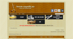 Desktop Screenshot of forum-zapalki.eu